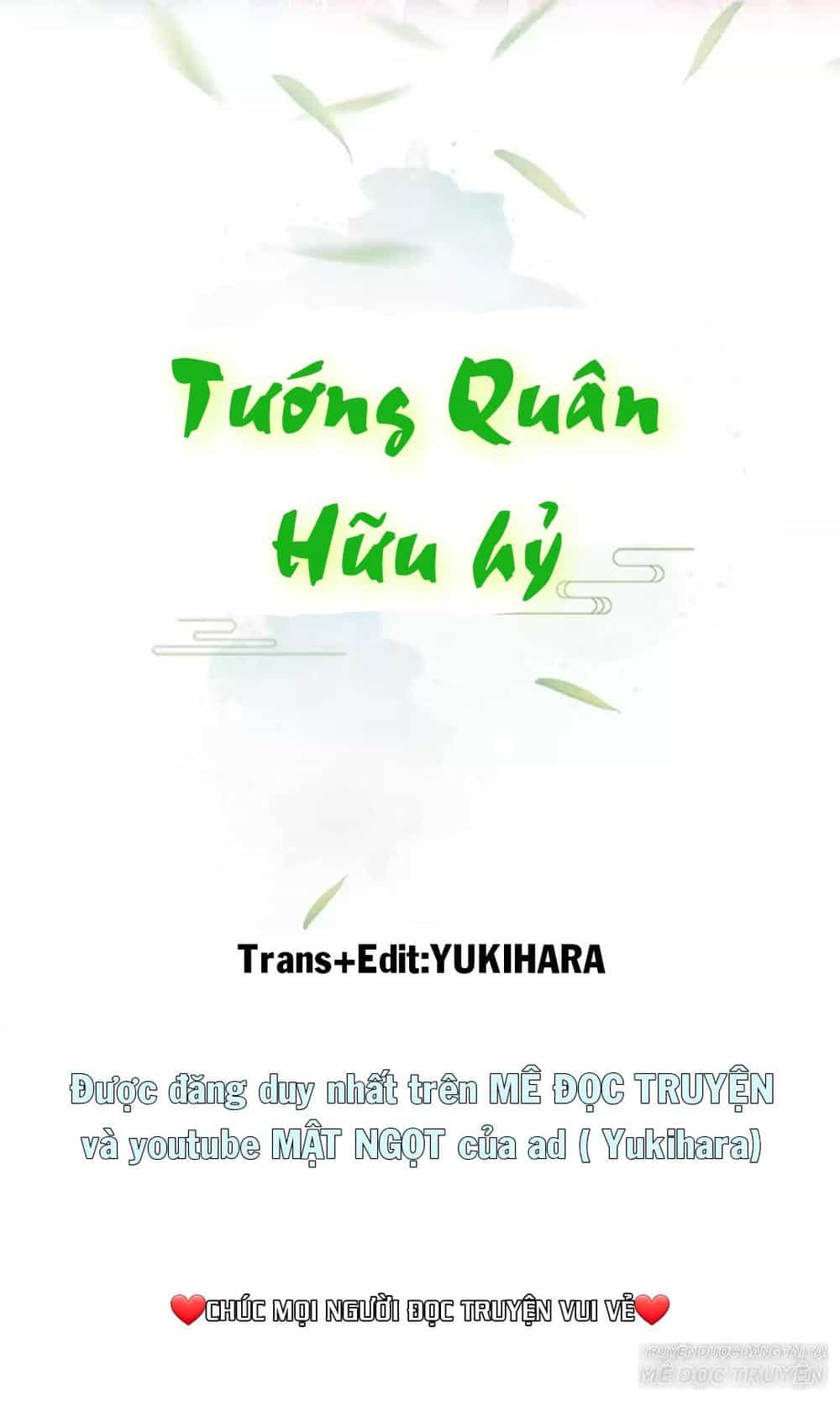 Tướng Quân Hữu Hỷ - Chương 31 - ảnh 1