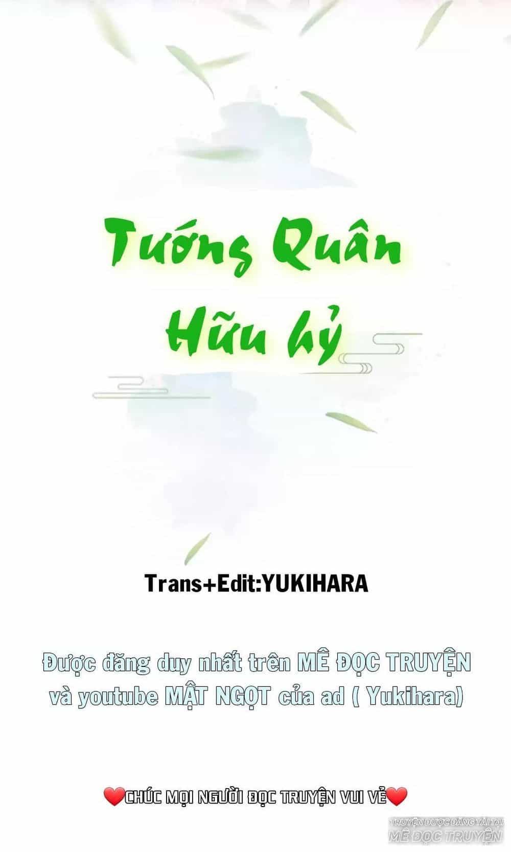 Tướng Quân Hữu Hỷ - Chương 34 - ảnh 1
