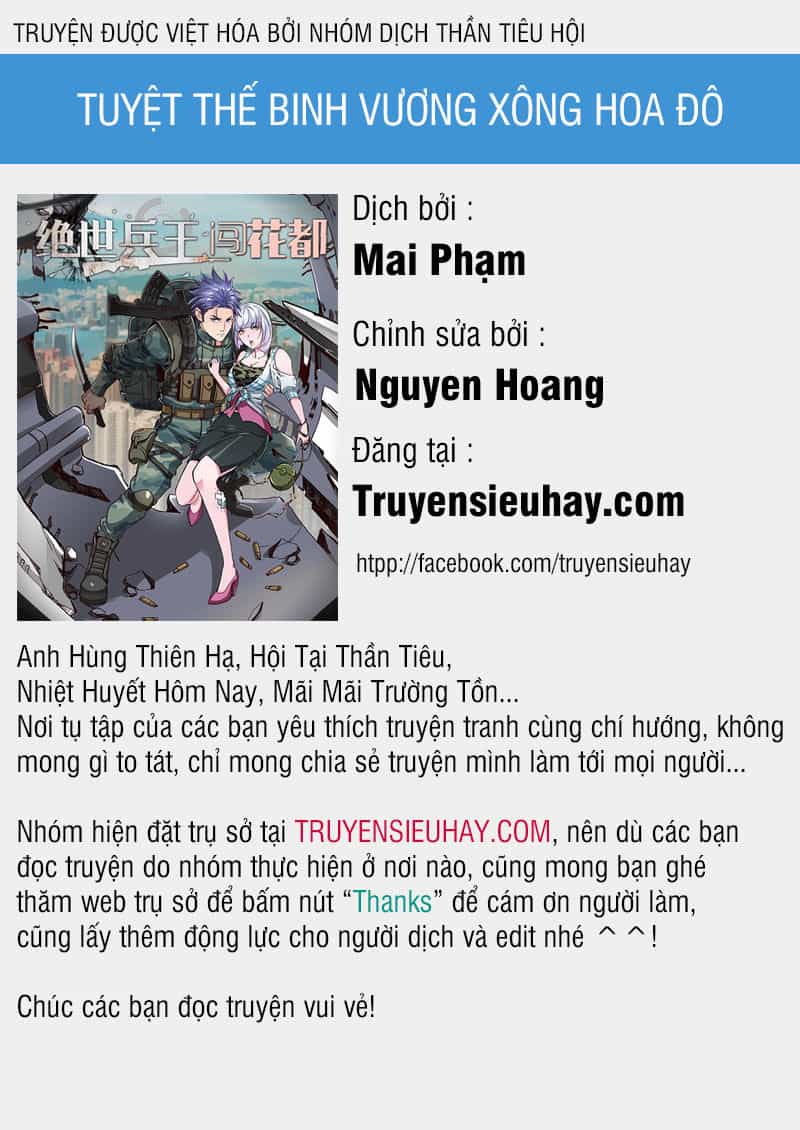 Tuyệt Thế Binh Vương Xông Hoa Đô - Chương 2 - ảnh 1