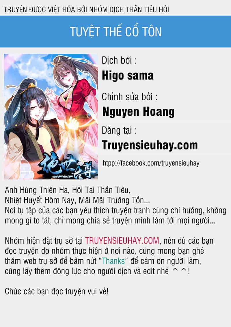 Tuyệt Thế Cổ Tôn - Chương 9 - ảnh 1