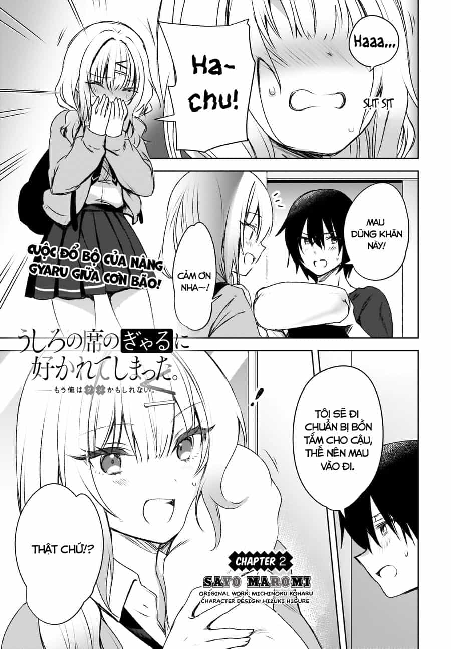 Ushiro No Seki No Gyaru Ni Sukarete Shimatta - Chương 2 - ảnh 2