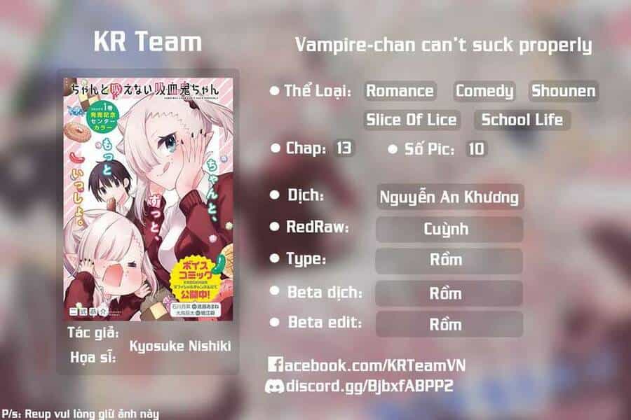 Vampire-Chan Can't Suck Properly - Chương 13 - ảnh 1