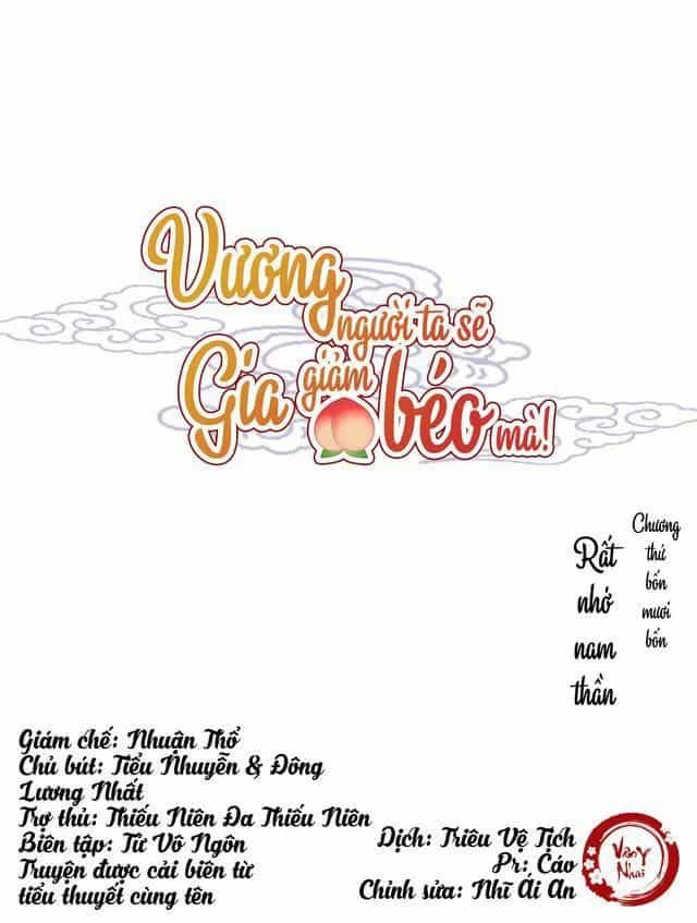 Vương Gia Người Ta Sẽ Giảm Béo Mà!!! - Chương 44 - ảnh 1