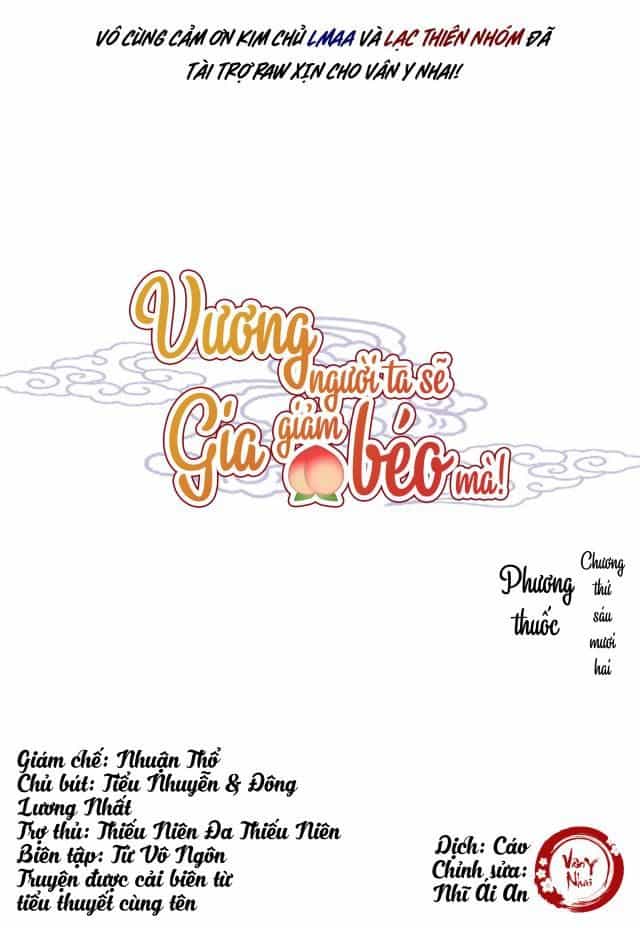 Vương Gia Người Ta Sẽ Giảm Béo Mà!!! - Chương 62 - ảnh 1