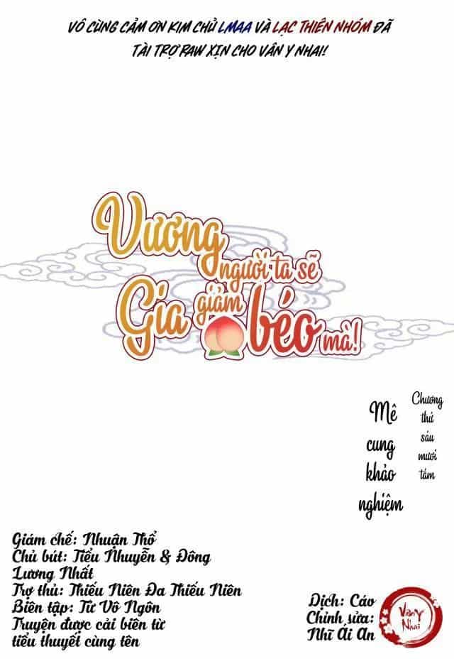 Vương Gia Người Ta Sẽ Giảm Béo Mà!!! - Chương 68 - ảnh 1