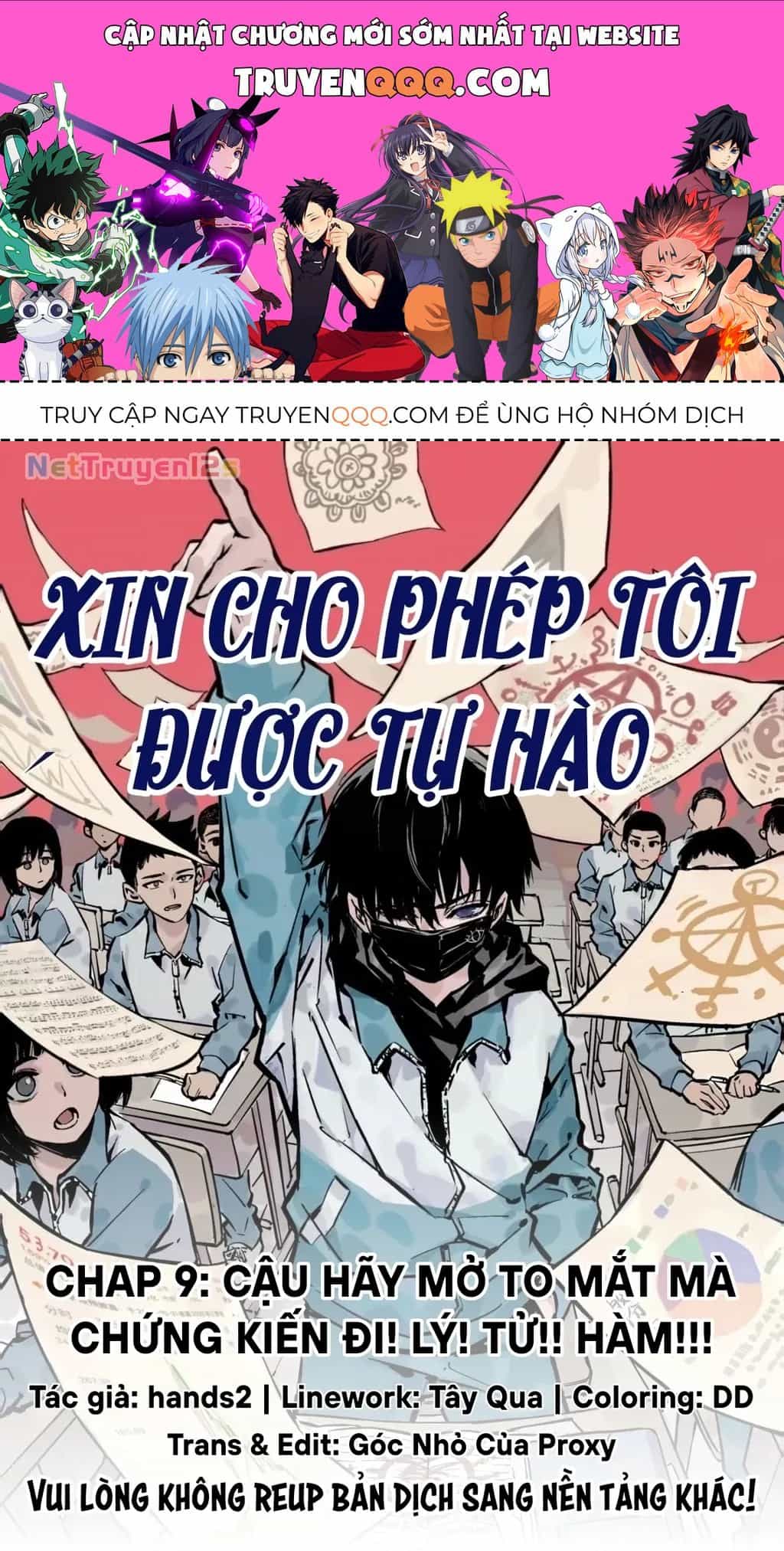 Xin Cho Phép Tôi Được Tự Hào - Chương 9 - ảnh 1
