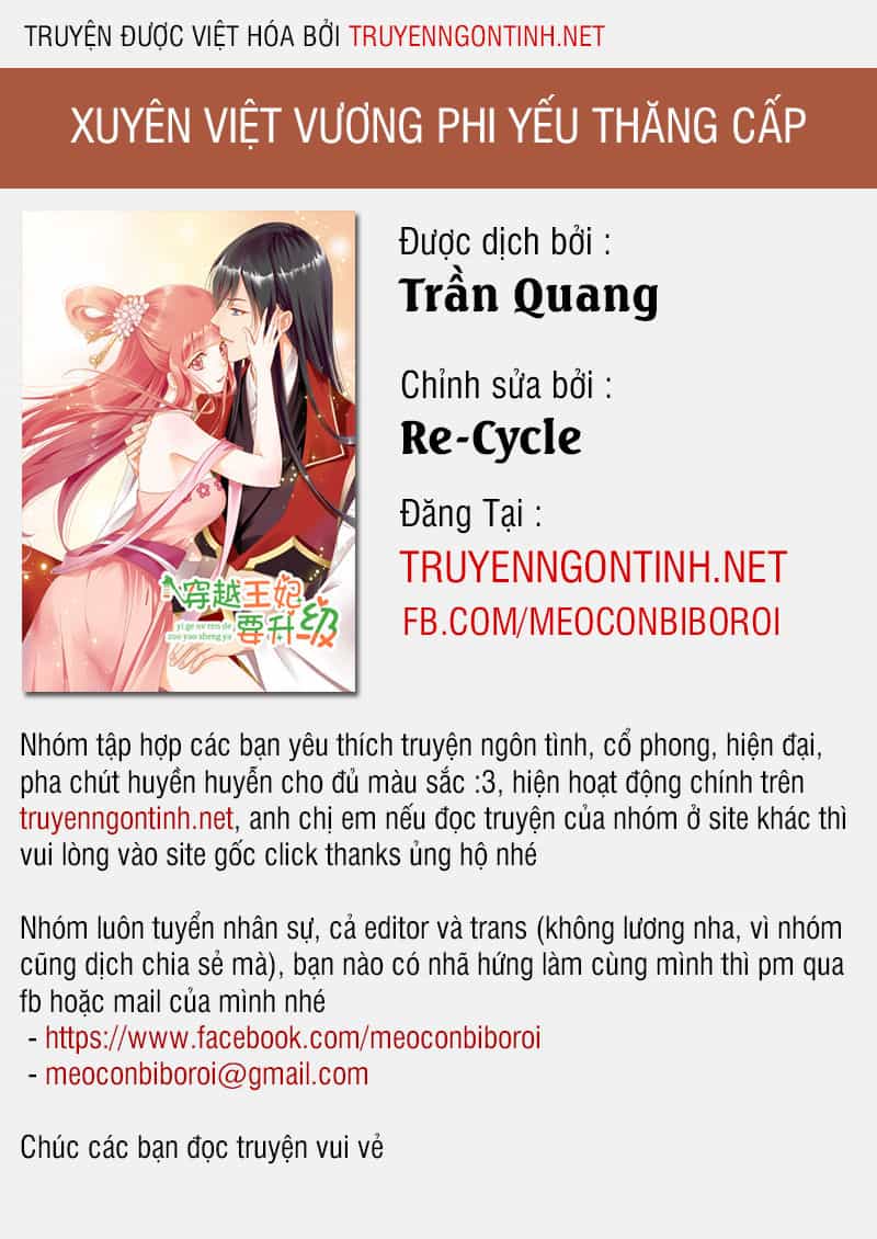 Xuyên Việt Vương Phi Yếu Thăng Cấp - Chương 0 - ảnh 1